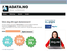 Tablet Screenshot of adata.no